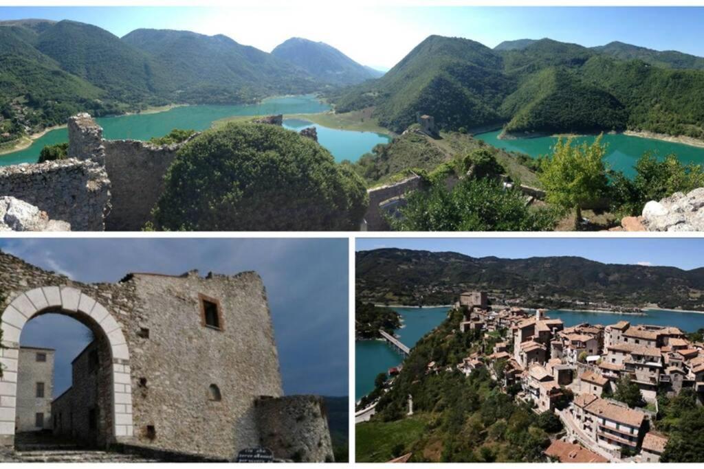 Stanza Con Terrazzo Vista Lago - Lakeholiday Castel di Tora Eksteriør billede